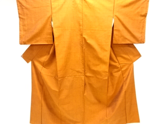 アンティーク　手織り紬着物